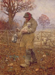 Paimen karitsan kanssa, 1883